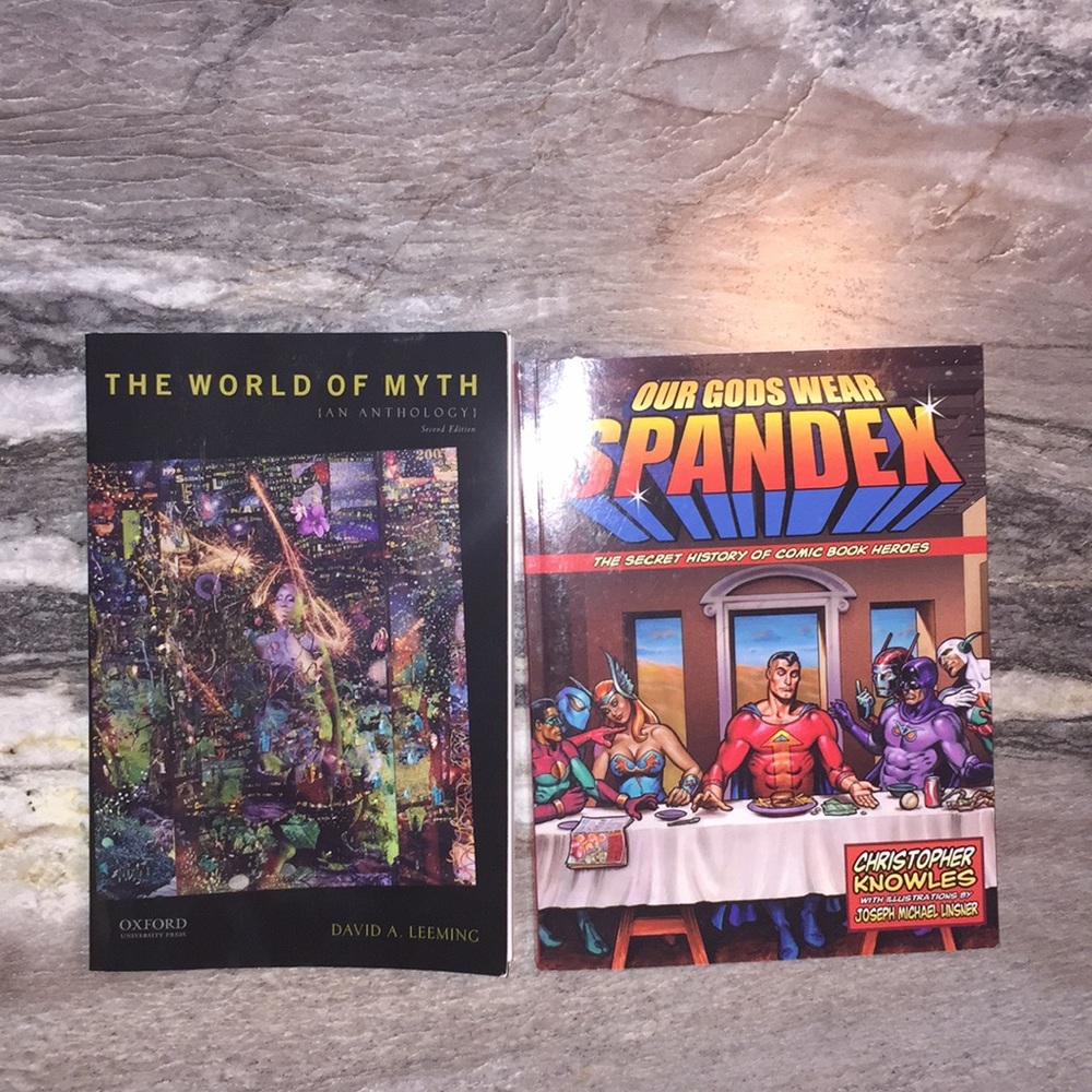2 like new books for college classes